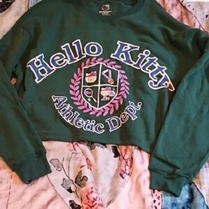 Hello Kitty Dark Green Sweatshirt